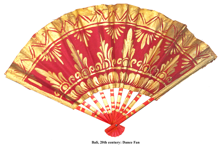 Bali 20th century Dance Fan